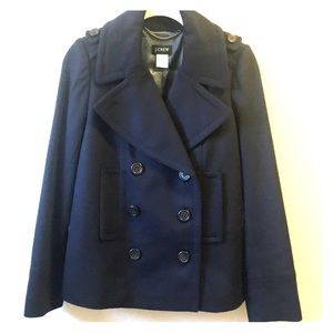 J.CREW Navy Peacoat